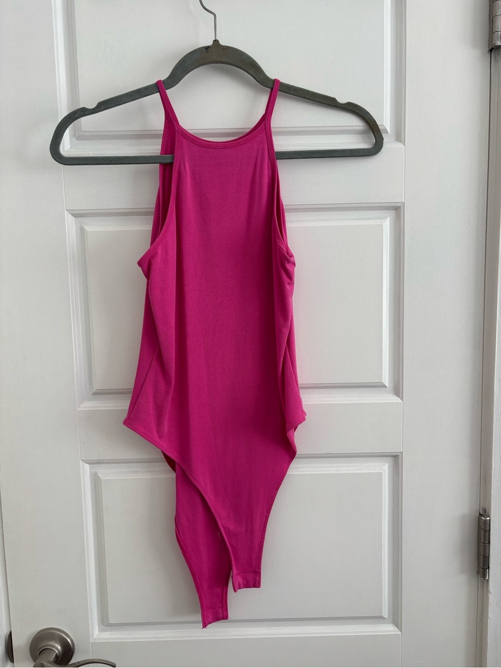 Zara Hot Pink High-Neck Bodysuit